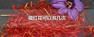 ​藏红花泡水可泡几次喝 藏红花泡水能泡几遍