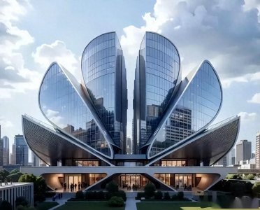 ​AI绘制的“华为总部大楼”你爱了么
