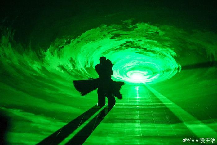 丽江千古情的演出。演出从纳西族的起源说起