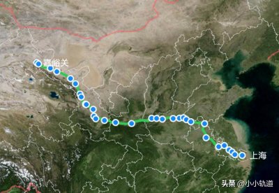 ​K4032次列车由嘉峪关至上海，耗时41小时48分钟