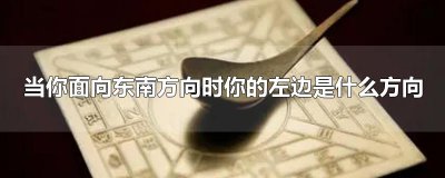​当你面向东南方向时你的左边是什么方向