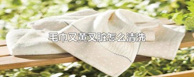 ​毛巾黄了如何清洗几种方法视频 毛巾黄了如何清洗掉