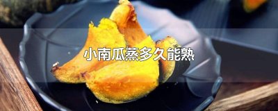 ​小南瓜蒸多久能熟