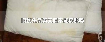 ​旧枕头又黄又旧不能扔那吗
