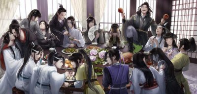 ​魔道祖师全家福高清图，认不全的自行面壁去