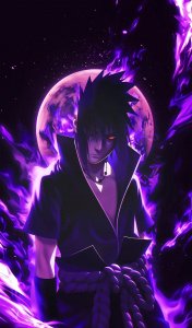 ​暗黑系高清壁纸｜动漫佐助图片，酷炫的风格，眼神里有着冷酷神情