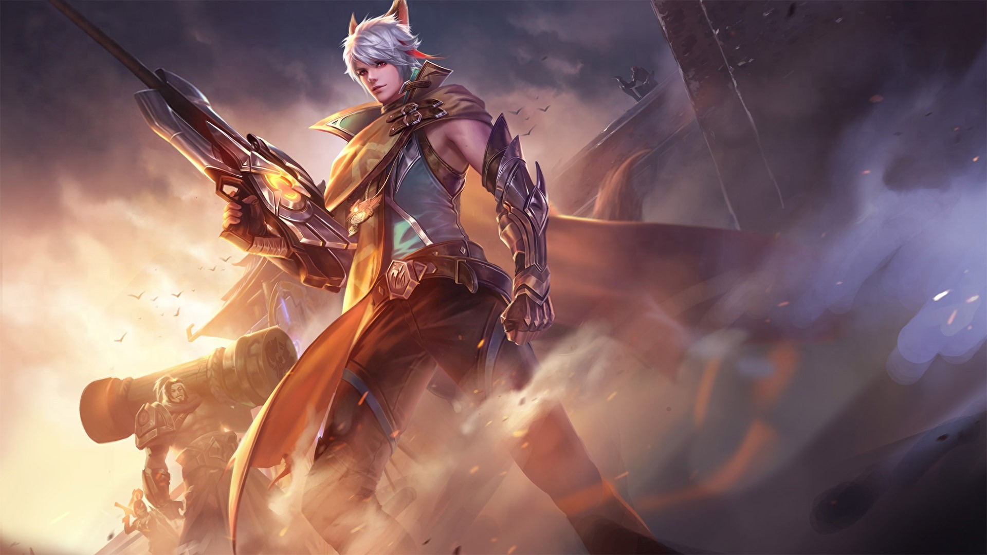 王者荣耀：百里守约原画壁纸大全，绝影神枪，特工魅影，朱雀志