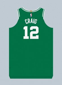 ​克雷格将身披12号战袍，并成为绿军第36位使用该号码的球员