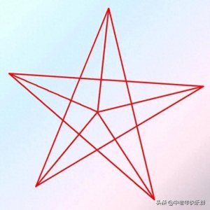 ​你能数清楚，五角星中有多少个三角形吗？