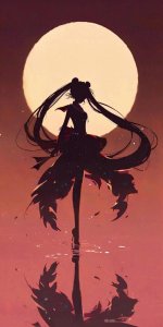 ​美少女战士暗黑系列壁纸｜黑色剪影精美壁纸 梦幻唯美