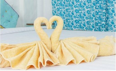 ​毛巾这样叠特有品味